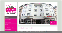 Desktop Screenshot of central-apotheke-werdau.de
